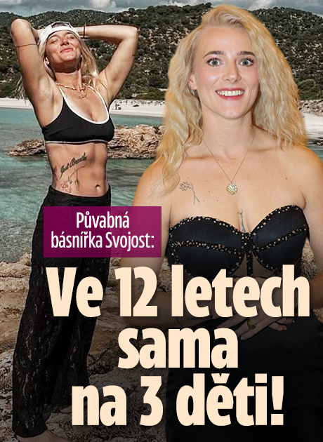 Banner ke žhavému tématu: Půvabná básnířka Svojost: Ve 12 letech ...