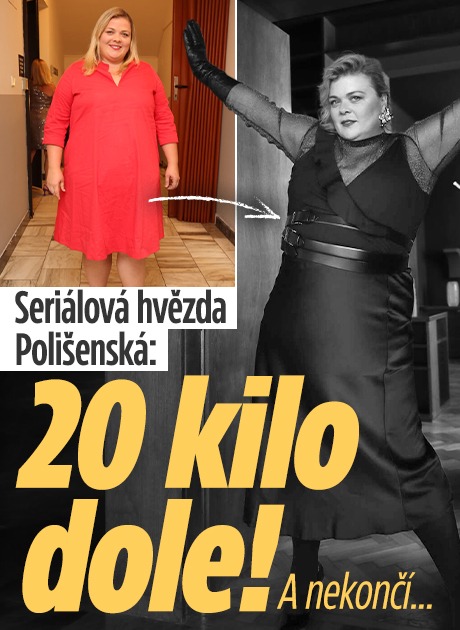 Banner ke žhavému tématu: Seriálová hvězda Polišenská: Zhubla 20 ...