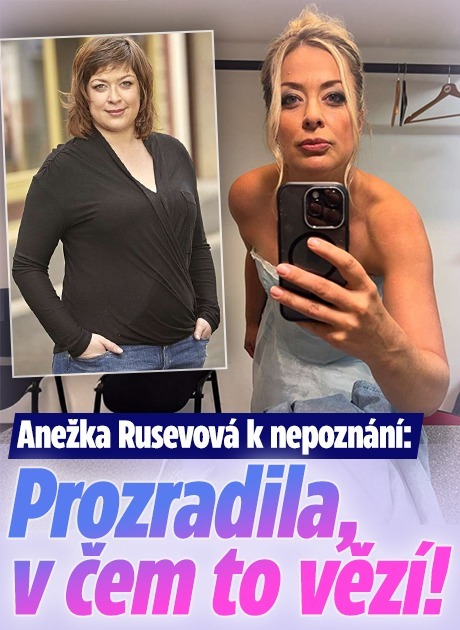 Banner ke žhavému tématu: Anežka Rusevová k nepoznání. ...