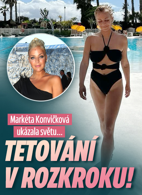 Markéta Konvičková odhalila světu... Tetování v rozkroku!