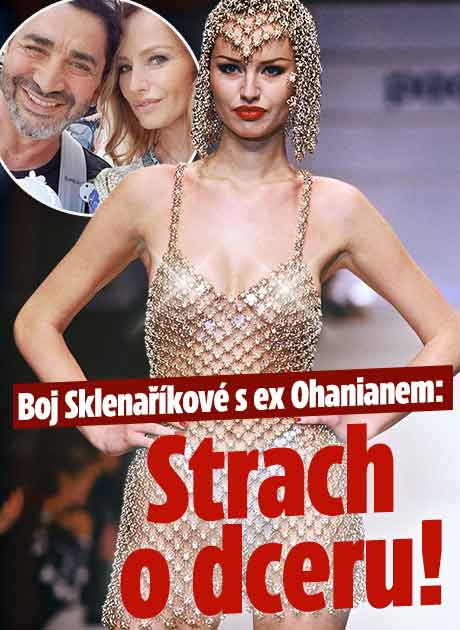 Banner ke žhavému tématu: Boj Sklenaříkové s ex Ohanianem: Strach ...
