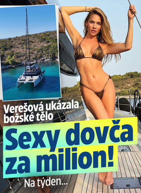 Banner ke žhavému tématu: Verešová ukázala božské tělo: Sexy ...