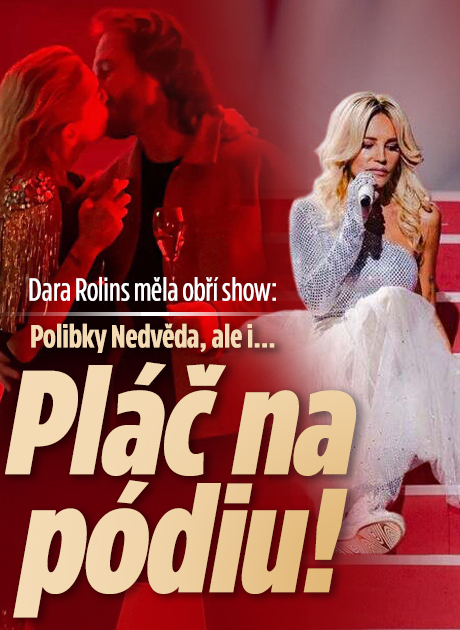 Banner ke žhavému tématu: Dara Rolins měla obří show: Polibky ...