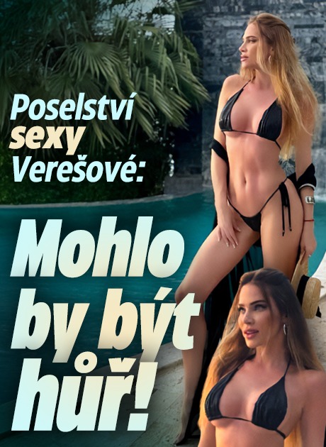 Banner ke žhavému tématu: Poselství sexy Andrey Verešové: Mohlo ...