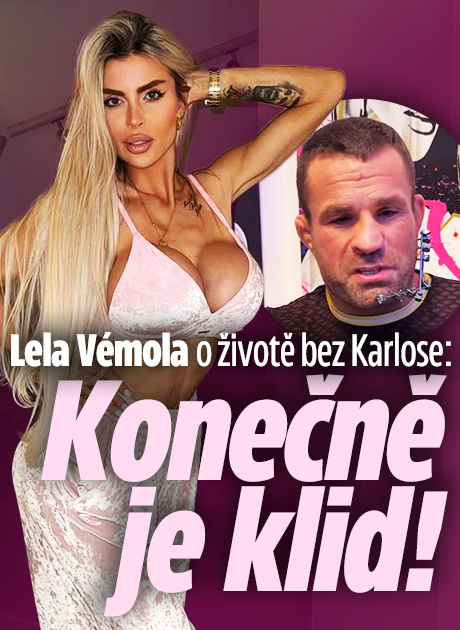 Banner ke žhavému tématu: Lela Vémola o životě bez Karlose: ...