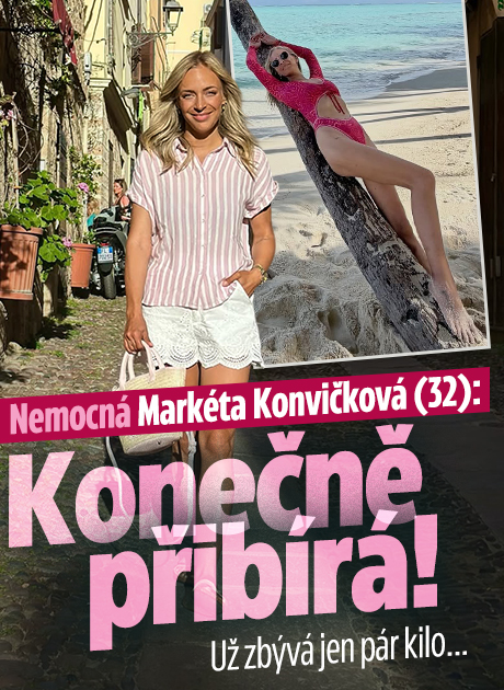 Banner ke žhavému tématu: Nemocná Markéta Konvičková konečně ...