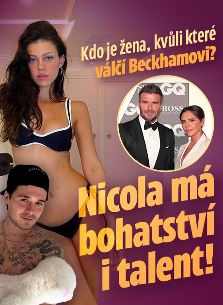 Banner ke žhavému tématu: Žena, kvůli které válčí Beckhamovi: Má ...