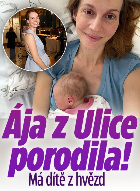Banner ke žhavému tématu: Ája z Ulice porodila! Mudrová má dítě z ...