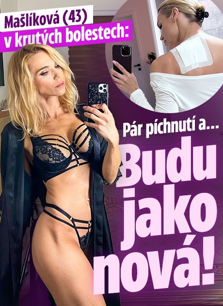 Banner ke žhavému tématu: Mašlíková v krutých bolestech: Pár ...