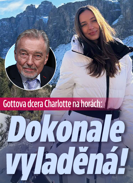 Banner ke žhavému tématu: Gottova dcera Charlotte na horách: ...