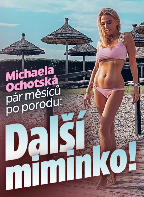 Banner ke žhavému tématu: Michaela Ochotská pár měsíců po porodu: ...