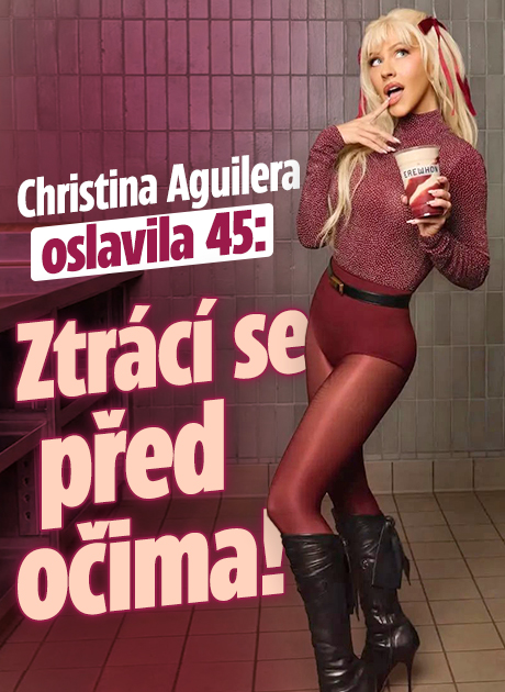 Banner ke žhavému tématu: Christina Aguilera oslavila 45: Ztrácí ...