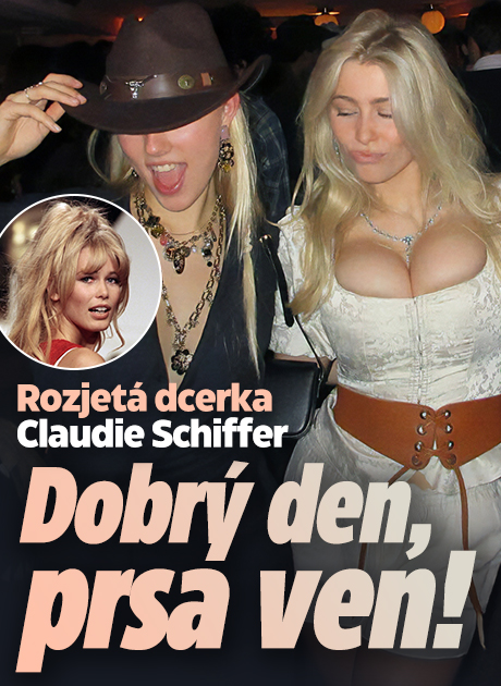 Banner ke žhavému tématu: Rozjetá dcerka Claudie Schiffer: Dobrý ...