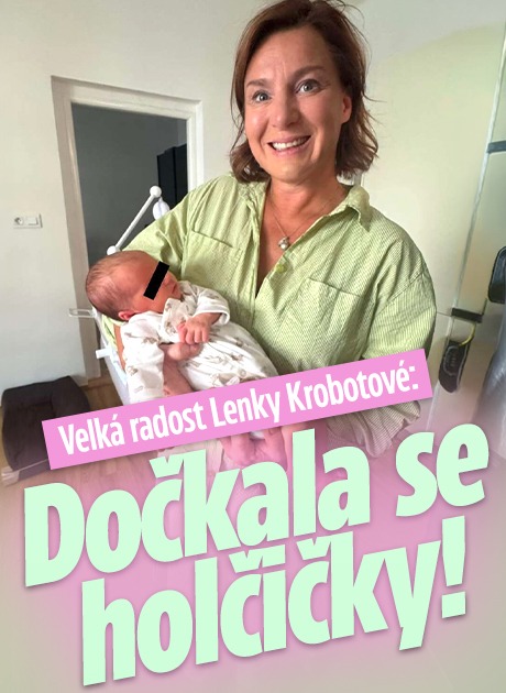 Banner ke žhavému tématu: Velká radost Lenky Krobotové: Dočkala ...