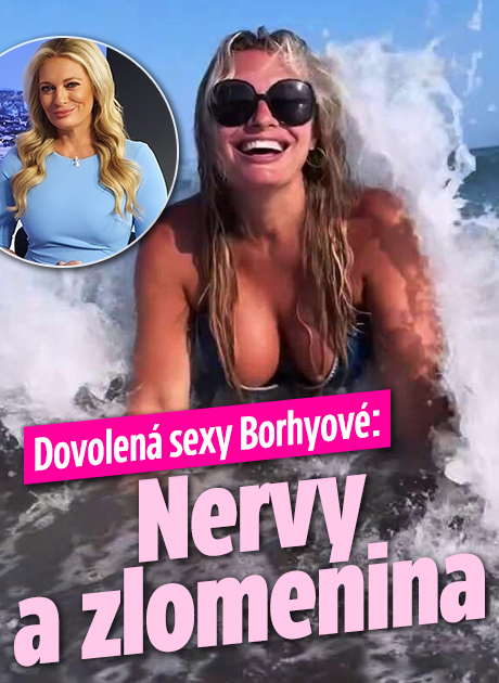 Banner ke žhavému tématu: Dovolená Lucie Borhyové se neobešla bez ...