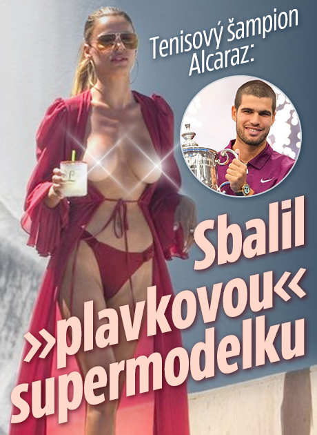 Banner ke žhavému tématu: Tenisový šampion Alcaraz: Sbalil ...