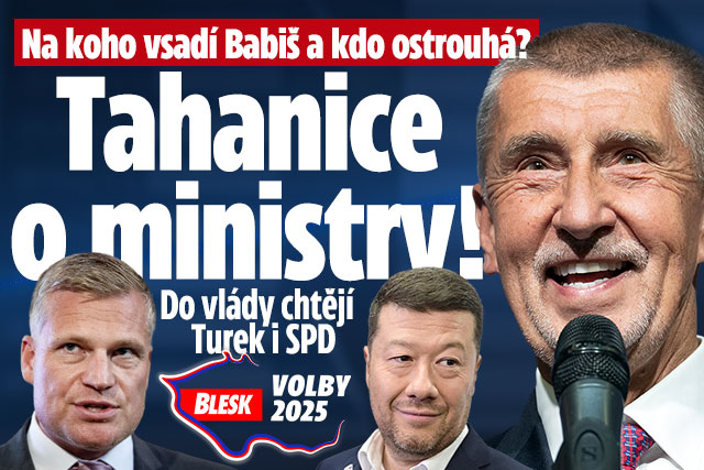 Tahanice o ministry! Na koho vsadí Babiš a kdo ostrouhá? Do vlády chtějí Turek i SPD