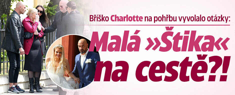 Bříško Charlotte na pohřbu vyvolalo otázky: Malá »Štika« na cestě?!