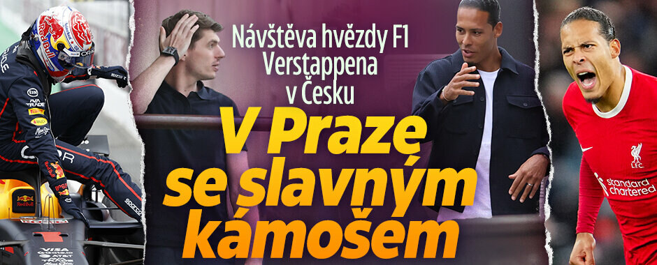 Verstappen a van Dijk natáčeli reklamu v Praze: Nálet slavných Holanďanů!