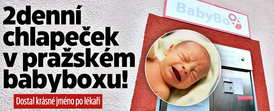 Nadělení ve vinohradské nemocnici: Do babyboxu někdo odložil 2denního chlapečka, dostal jméno po lékaři