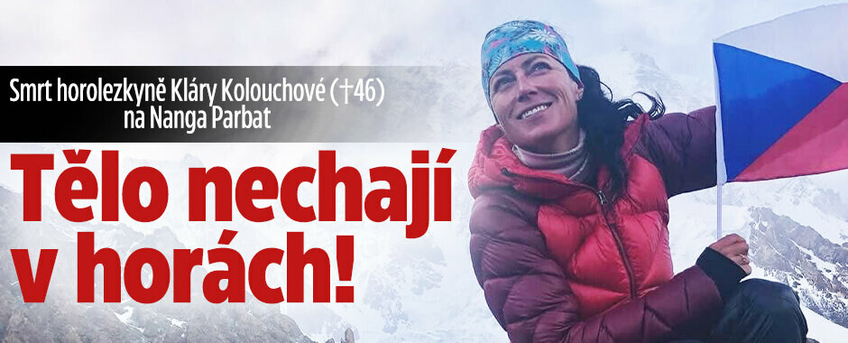 Smrt horolezkyně Kláry Kolouchové (†46) na Nanga Parbat: Tělo nechají v horách! Smrt horolezkyně Kláry Kolouchové (†46) na Nanga Parbat: Tělo nechají v horách!