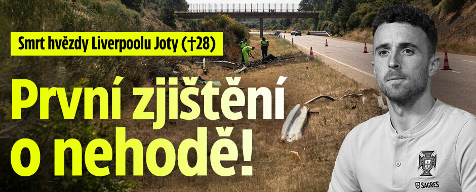První zjištění o autonehodě Joty (†28): Portugalec měl významně překročit rychlost První zjištění o autonehodě Joty (†28): Portugalec měl významně překročit rychlost