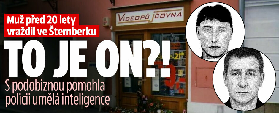 Muž před 20 lety vraždil ve Šternberku: To je on?! S podobiznou pomohla policii umělá inteligence