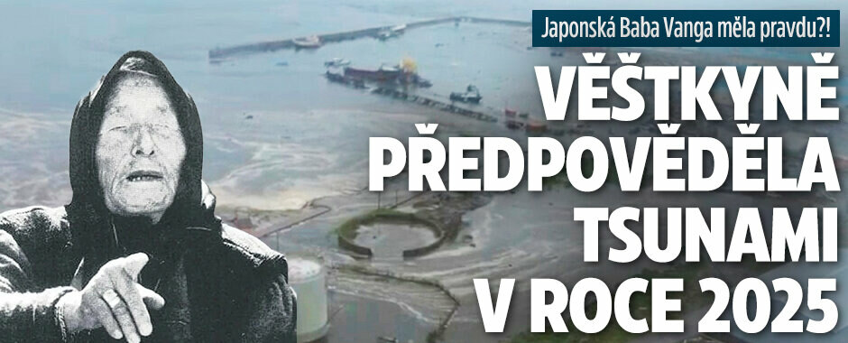Japonská Baba Vanga měla pravdu?! Věštkyně předpověděla tsunami v létě 2025
