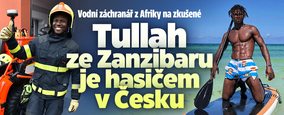 Vodní záchranář (29) z Afriky na zkušené: Tullah ze Zanzibaru je hasičem v Česku 