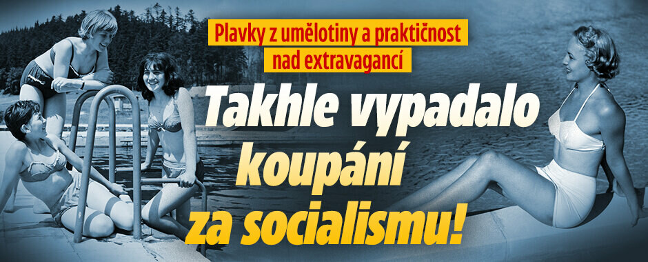 Pláže v době socialismu: Plavky z uměliny a žádné výstřelky