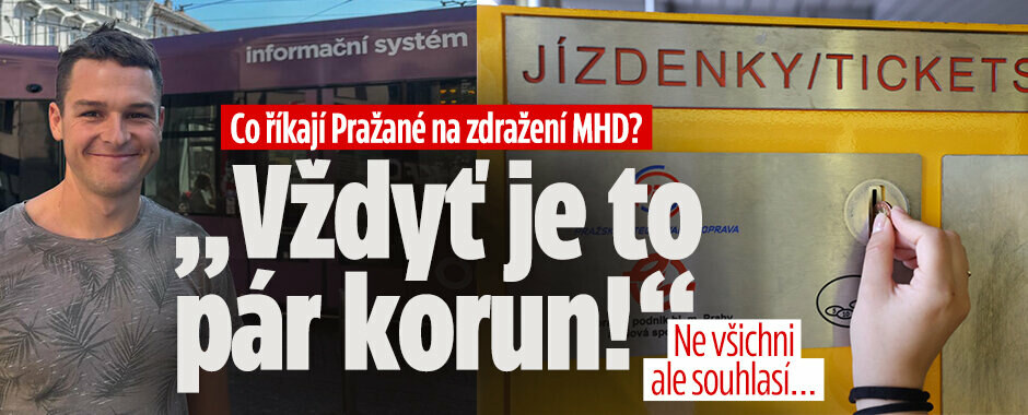 Skokové zdražení pražské MHD: Co na to Pražané? Názory jsou různé