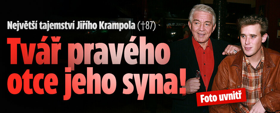 Největší tajemství Jiřího Krampola (†87): Tvář pravého otce jeho syna!