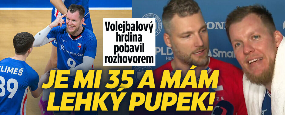 Vtipný rozhovor s českým hrdinou: Je mi 35, mám lehký pupek a jsem ve čtyřce na světě