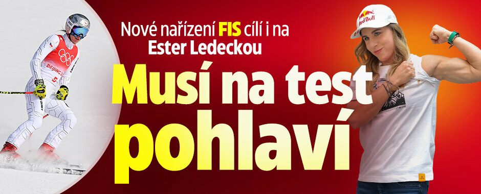 Nové nařízení FIS cílí i na Ester Ledeckou: Musí na test pohlaví