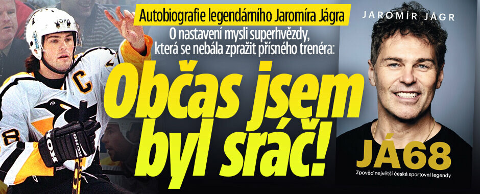 Nová autobiografie Jaromíra Jágra. O nastavení mysli superhvězdy:  Občas jsem byl sráč!
