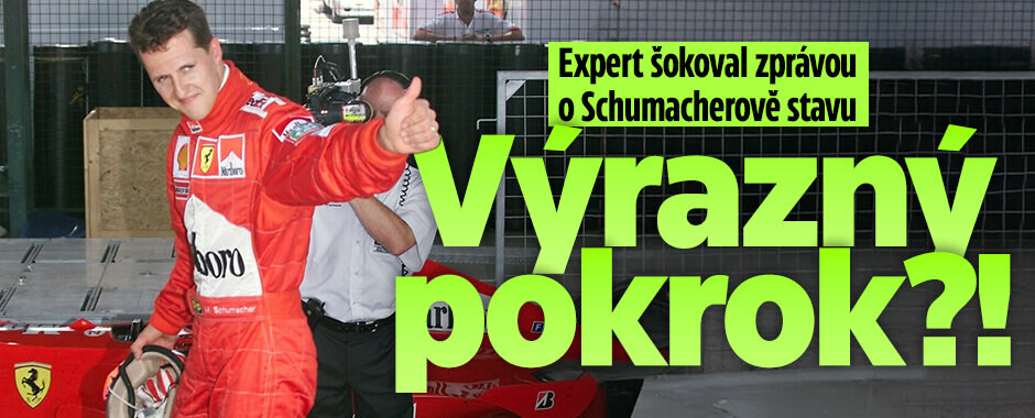 Expert o Schumacherově stavu: Výrazný pokrok