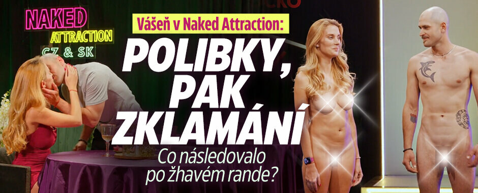Vášeň v Naked Attraction: Polibky, pak zklamání! Co následovalo po žhavém rande? 