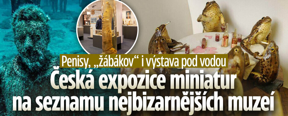 Penisy, „žábákov“ i kanály: Česká expozice miniatur je na seznamu nejbizarnějších evropských muzeí