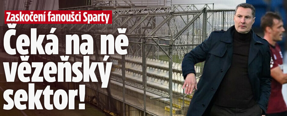 Fanoušky Sparty čeká v Rijece vězeňský sektor. Vznikl kvůli bitkám a zraněním