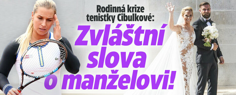 Rodinná krize tenistky Cibulkové: Zvláštní slova o manželovi! Rodinná krize tenistky Cibulkové: Zvláštní slova o manželovi!