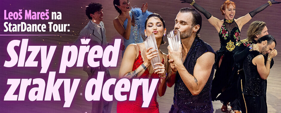 Leoš Mareš na StarDance Tour: Slzy před zraky dcery!