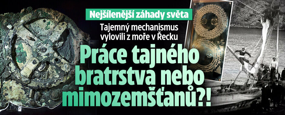 Nejšílenější záhady světa: Tajemný mechanismus vylovili z moře v Řecku. Práce tajného bratrstva nebo mimozemšťanů?!   Nejšílenější záhady světa: Tajemný mechanismus vylovili z moře v Řecku. Práce tajného bratrstva nebo mimozemšťanů?!