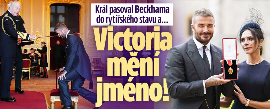 Victoria Beckhamová po královském pasování Davida na rytíře: Změna jména!