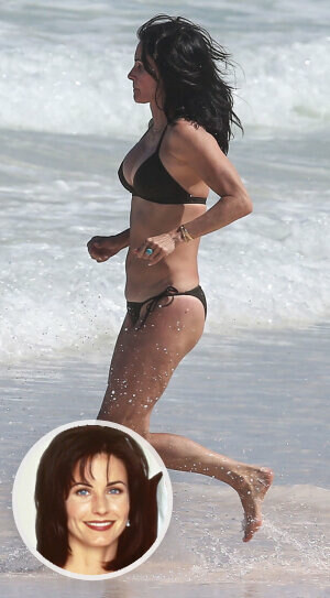 Courteney Coxová alias Monica z Přátel: Dokonalé tělo i po šedesátce! 