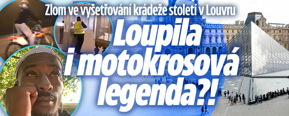 Zlom ve vyšetřování krádeže století v Louvru: Na loupeži se podílela motokrosová legenda?!