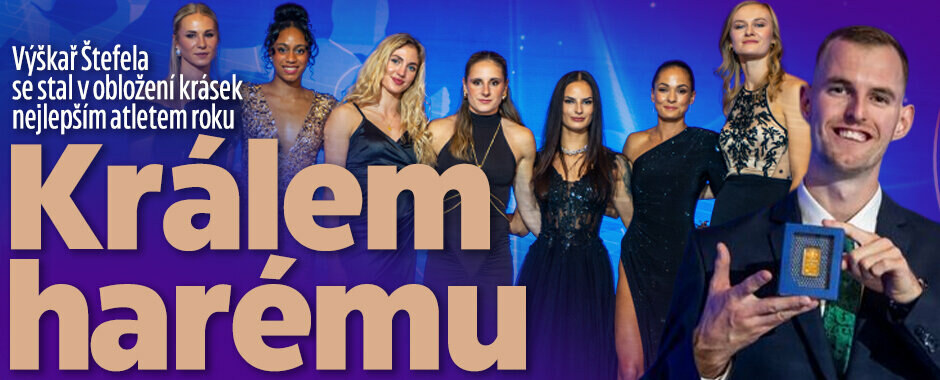 Výškař Štefela se stal v obložení krásek nejlepším atletem roku: Králem harému