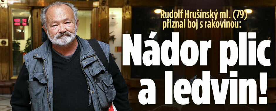Rudolf Hrušínský ml. (79) přiznal boj s rakovinou: Nádor plic a ledvin!  