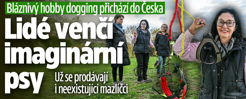 Bláznivý trend přichází do Česka: Při hobby doggingu lidé venčí imaginární psy