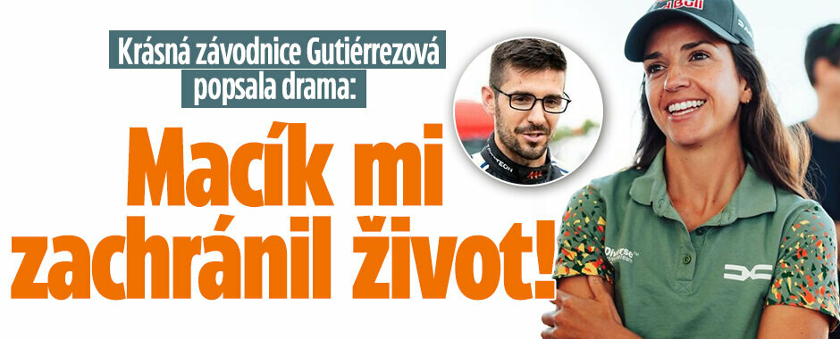 Krásná závodnice Gutiérrezová: Macík mi zachránil život