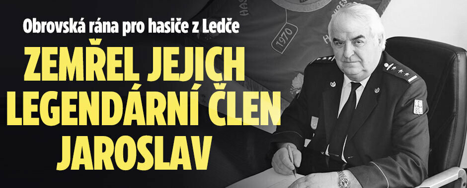 Obrovská rána pro hasiče z Ledče: Zemřela legenda Jaroslav Nácovský